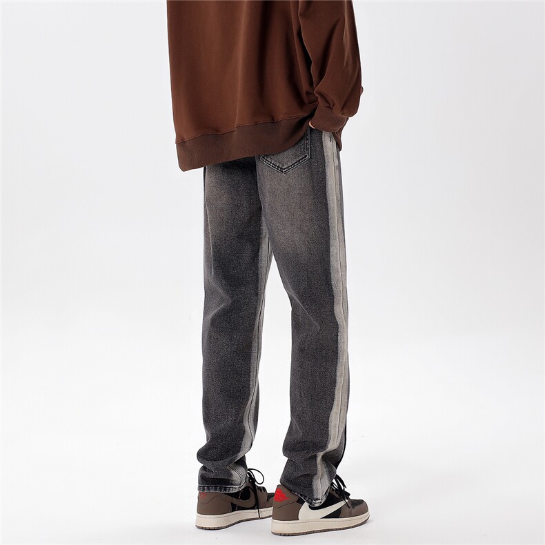 春夏牛仔裤男修身加厚D329-QM550-P55-控78,男装牛仔裤,电商D329