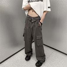 工装裤男韩版潮流多口袋高街帅气2026夏季新款ins长裤K4206-P56，男装工装外套，星座412