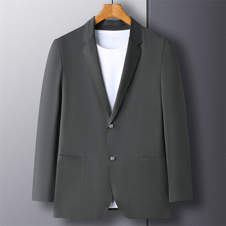 秋季新款西装男西服简约外套西服商务休闲小西装单西,男装西服,电商B360