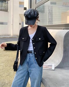 小香风外套图片