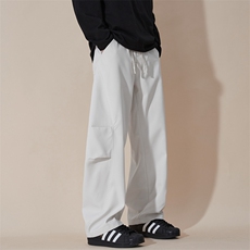 美式弯刀阔腿裤日系复古微喇休闲裤xz405-K2005-p5069.9，男装休闲裤，星座405