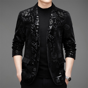 DLSN1987-2男士2023秋冬新款西服绵羊皮皮衣男翻领皮西装P800图片