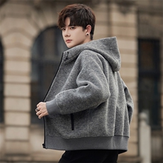 男士2025秋冬新款高级感休闲大衣毛呢外套Y006P385，男装毛呢大衣，电商A355（原A415）