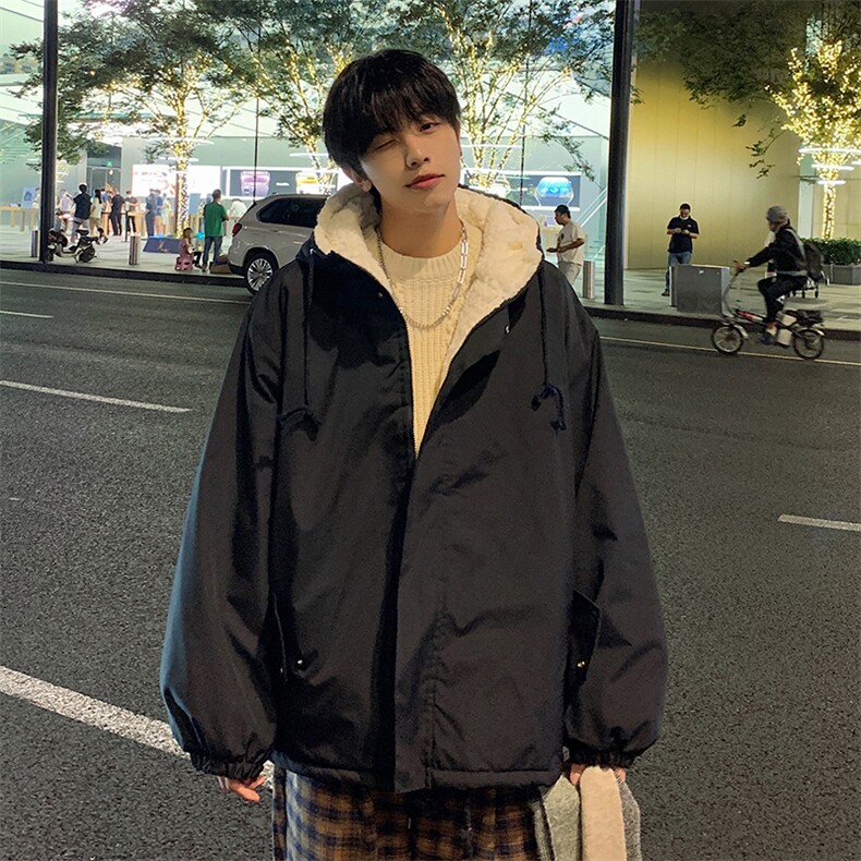 羊羔毛棉衣大货已备，价格可谈MY001P100控128,男装棉衣,电商A169