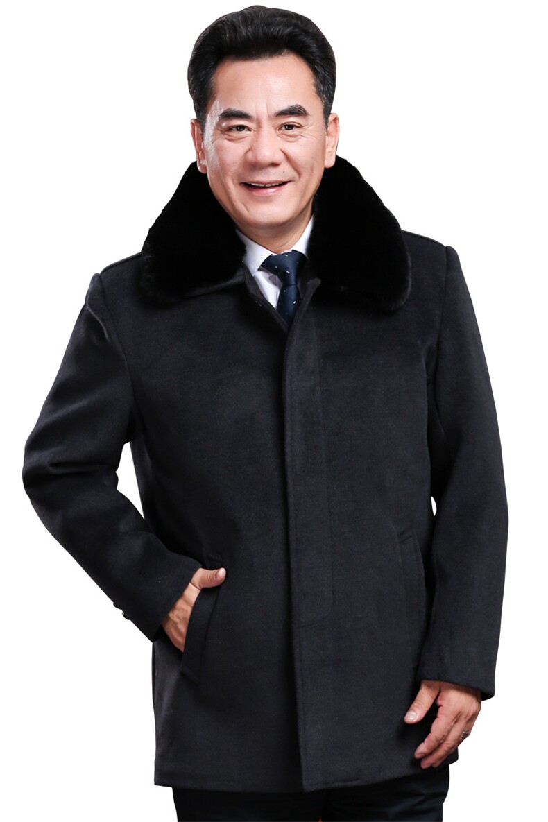 8019/P1502020中长款呢大男中年男士呢大衣商务外套冬季大衣中年,男装毛呢大衣,星座1216（原钱塘722）