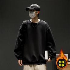 重磅华棉复合圆领卫衣加绒加厚WJ4336-特P35/常规W4252-特P30，男装卫衣，电商A007