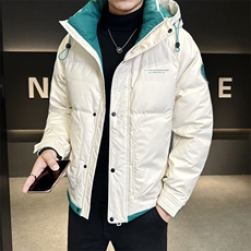 冬季店主风新款连帽羽绒服男短款保暖羽绒外套Y5502-P165，男装羽绒服，电商A237