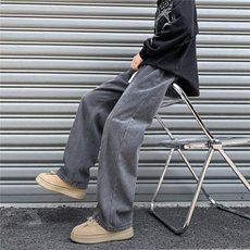 高街vibe风潮牌直筒加厚牛仔裤NJ58P48，男装牛仔裤，星座1116-2