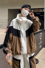 夏季连帽夹克衫防晒服套装运动风时尚防晒衣男XZ514-2-1612-P98，男装防晒衣，星座514-2(原B239)