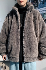 港风外景冬季宽松百搭棉服男羊羔毛情侣棉衣外套男7956P105控149，男装棉衣，星座226-1