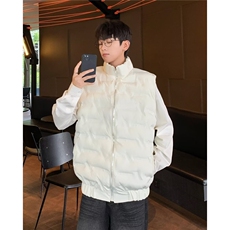 秋冬季羽绒棉服马甲男2025新款潮流外穿保暖加厚坎肩立领工装，男装背心/马甲，星座1210-1