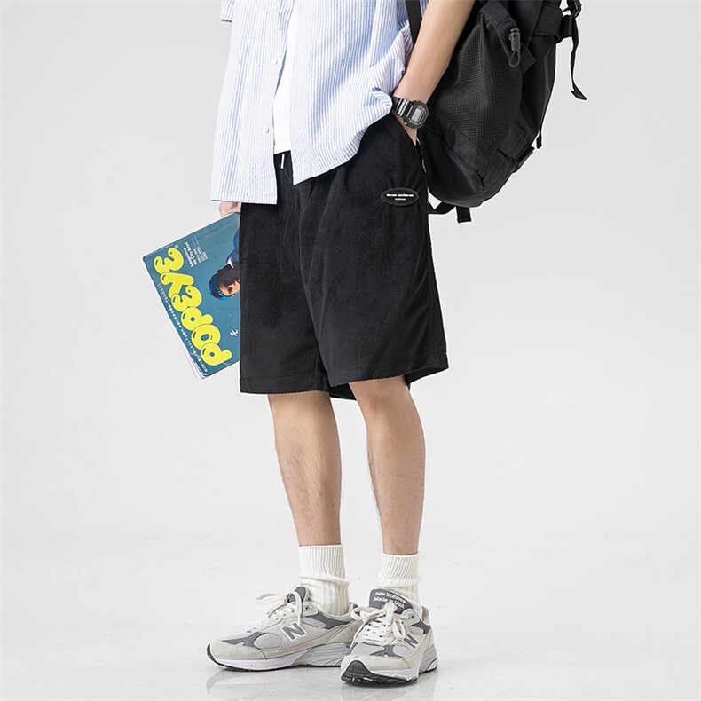外27-2GANYOU跑量款灯芯绒三色短裤DK11-P55,男装休闲裤,新杭派外27-2