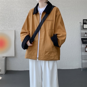 8XL-M明星同款工装猎装夹克哈灵顿外套男底特律衬衫秋季JK1325P88图片