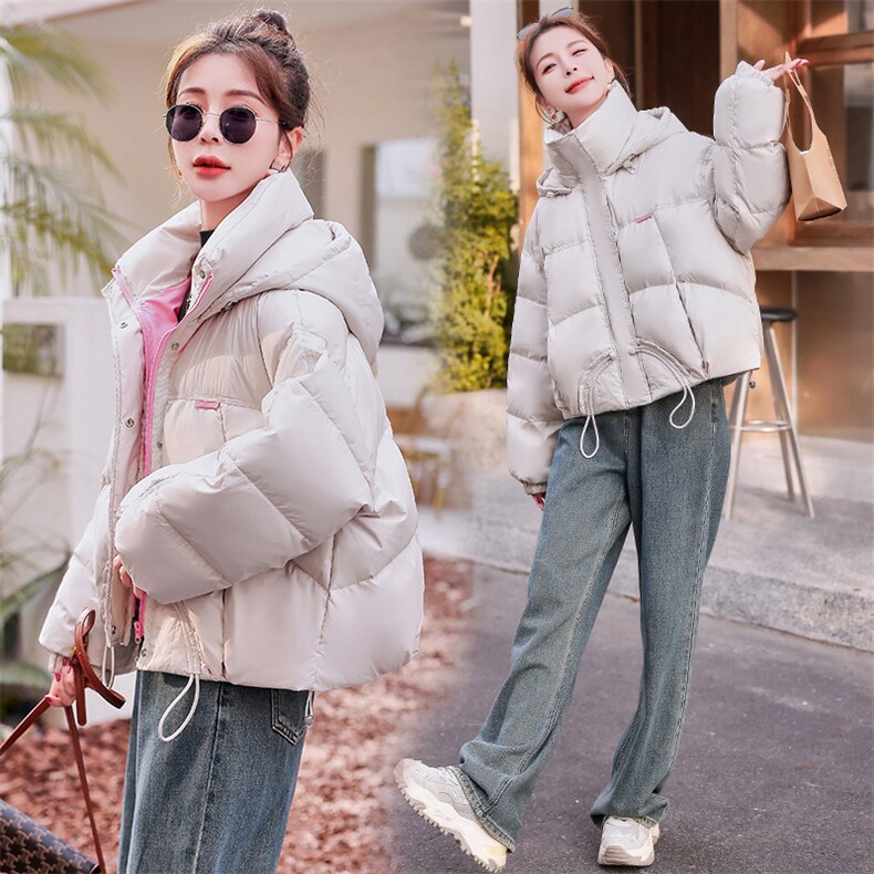 短款连帽羽绒服女2023冬季新款女装白鸭绒外套！现货达标90可退现,女装羽绒服,慧尚依恋