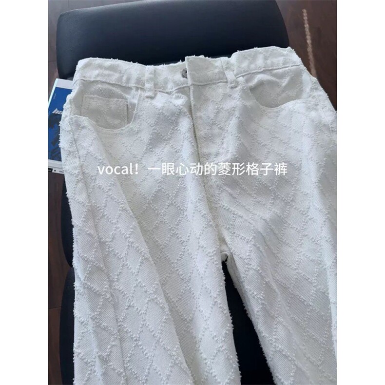 美式提花菱格牛仔裤ZK0436-特批42,男装牛仔裤,星座313A(原308A-2)
