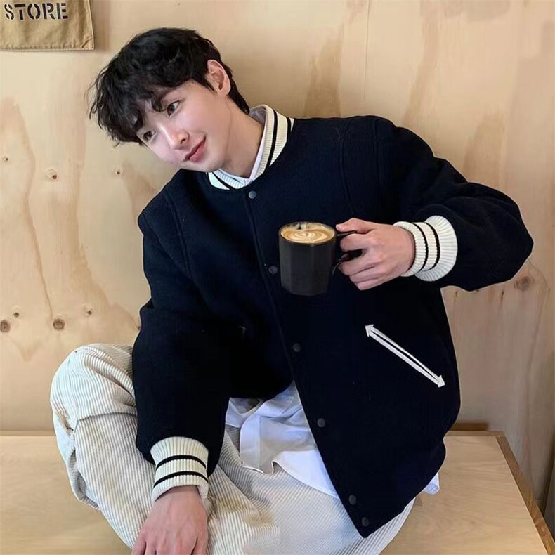 现货~冬装！宽松夹克衫男装简约茄克休闲薄外套716A-JK300P110，男装夹克，星座716A（原星座815-4）