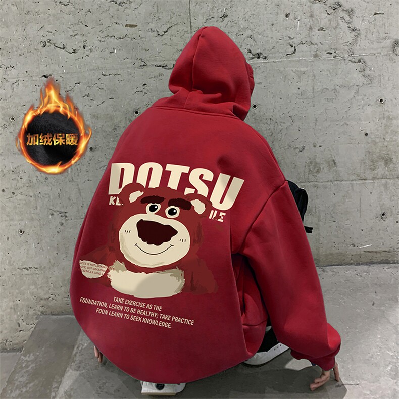 抖音供货、复合重磅加绒现货连帽卫衣宽松D223A-JR-WY2350-特P40图片