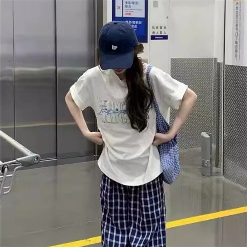 万针全刺绣工艺抖音得物高品质260克重磅纯棉双纱美式高街短袖T恤,男装T恤,电商A486