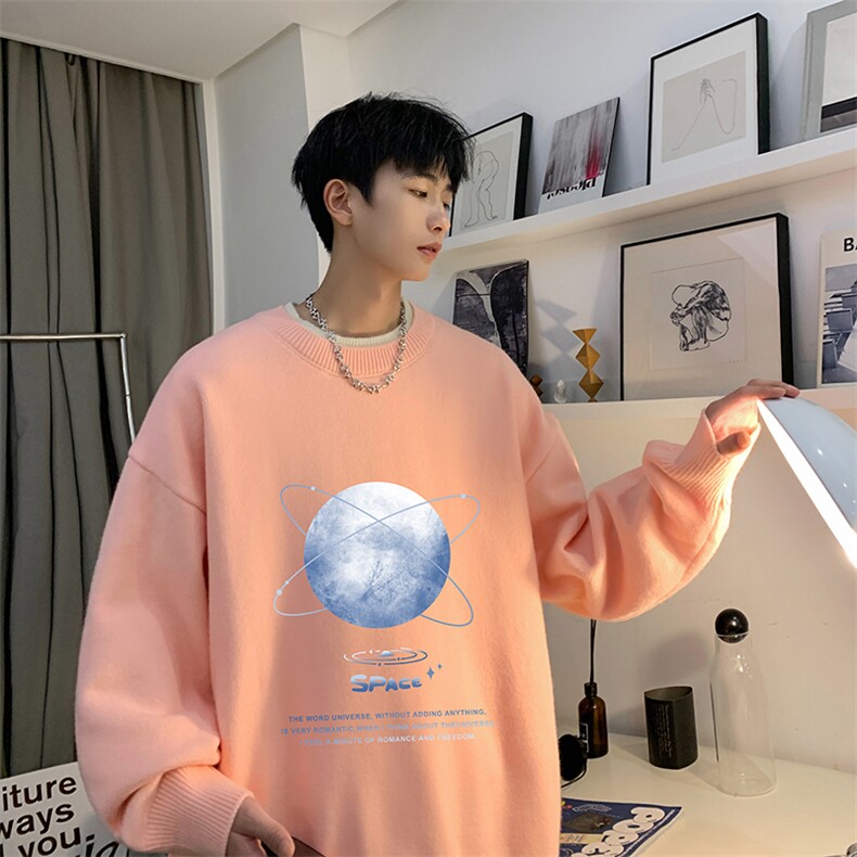 控78假两件毛衣男大码加绒针织衫男毛线衣M80241-P55加绒P70,男装针织衫/毛衣,电商A040