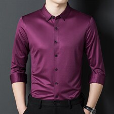 BB55201钱塘2020-2新款男士翻领薄款长袖衬衫商务休闲衬衣P157，男装衬衫，钱塘207-2