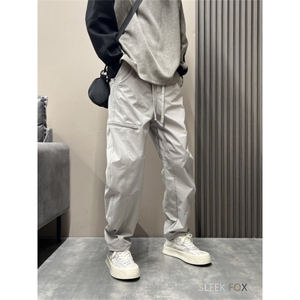 1506/QGY100/P45男士潮流百搭宽松户外运动弯刀裤工装哈伦长裤图片