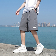 DK6729P28海景短裤男士2024新款夏季冰丝薄款潮牌ins宽松运动，男装休闲裤，星座510A-1