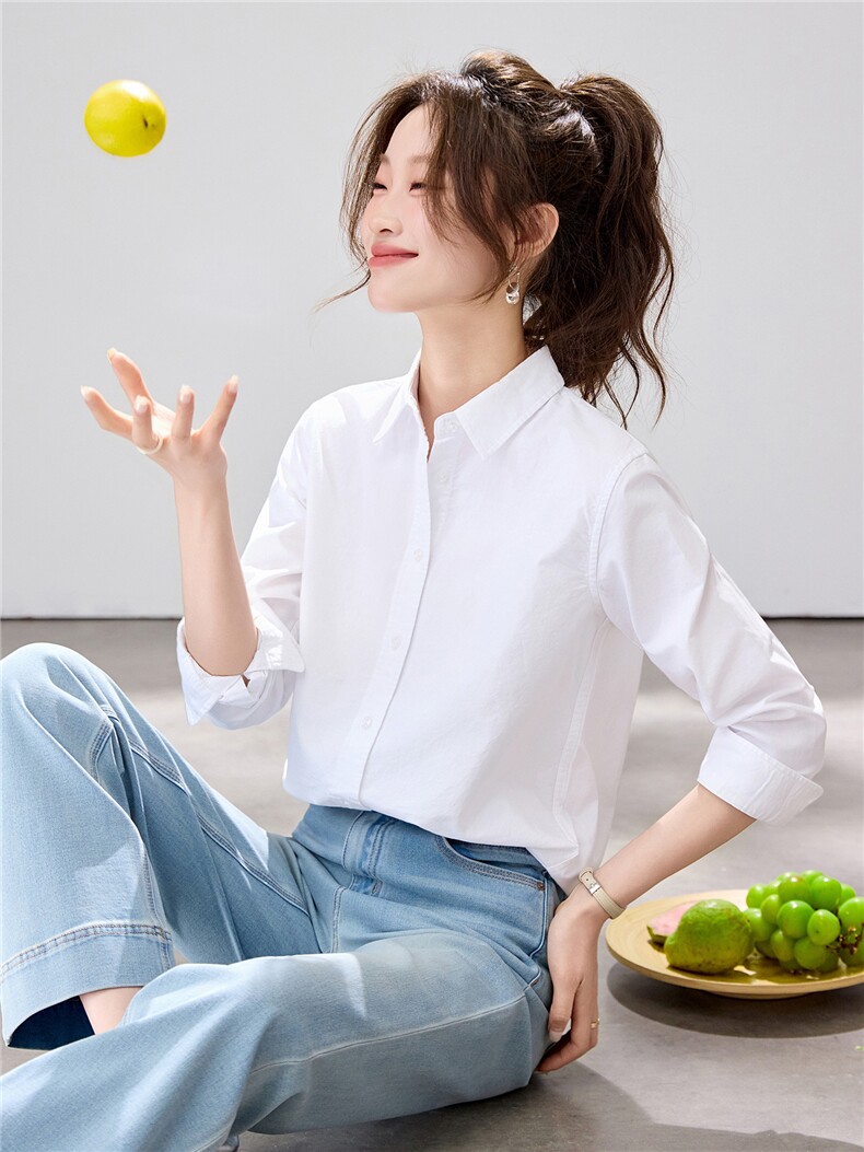 2026春夏新款黄蓝条纹衬衫女宽松显瘦元气少女感衬衣显白温柔风,女装衬衫,艾米