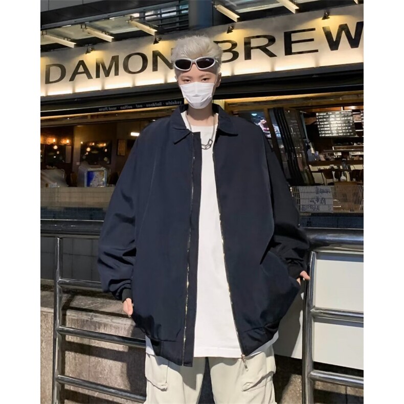 韩版潮流夹克男士宽松百搭高街帅气2024秋冬新款ins外套W5881-P55,男装夹克,星座412-2