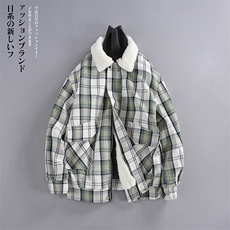 羊羔毛棉服男2025冬季新款休闲外套潮牌棉衣棉袄M199P120控158，男装棉衣，电商A157