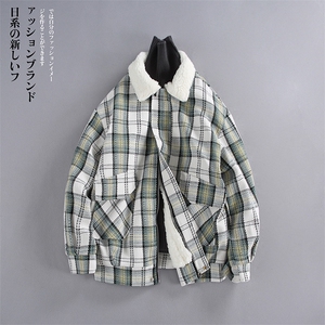 羊羔毛棉服男2025冬季新款休闲外套潮牌棉衣棉袄 M199 P120 控158图片