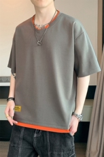 夏季短袖店主风休闲宽松潮牌百搭短袖T恤男TC3138RK01-P30控50，男装T恤，星座717