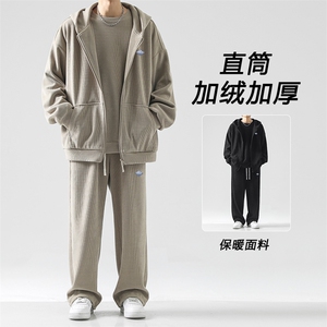 加绒重磅潮牌男士秋冬季新款三件套SJT862-特批176加绒特批206图片