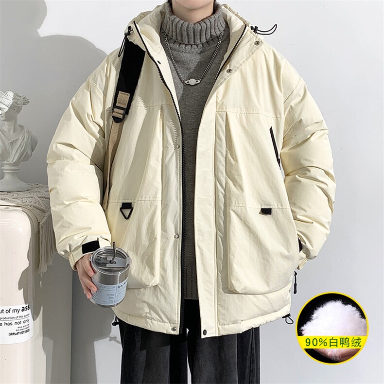 2023冬上新加绒加厚羽绒服时尚冲锋衣外套男女8301-P220控价318,男装羽绒服,电商A441-1