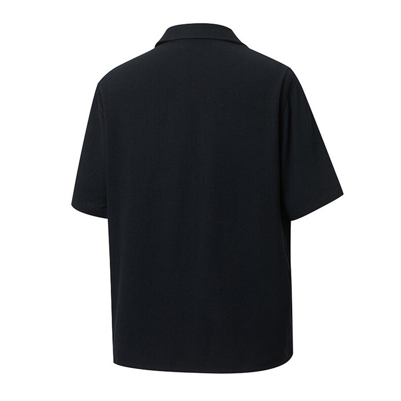 春夏休闲百搭绳绣花式工艺短袖衬衫XZ402-2-CS91批55（S-XL）,男装T恤,星座402-2