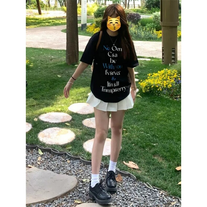 T0646-P25小众字母设计男女款纯棉字母印花短袖,男装T恤,星座617A-2