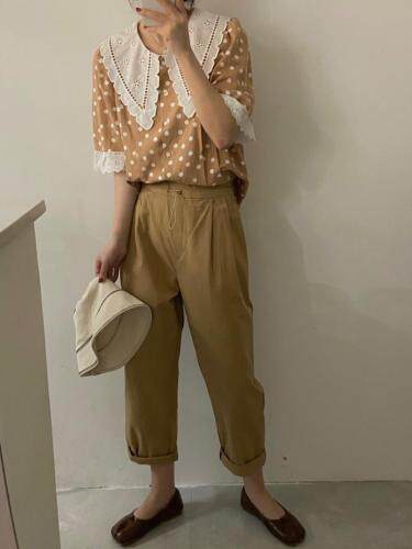 现货春款娃娃衫，女装，HJ