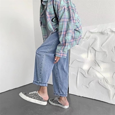 牛仔裤男宽松直筒裤NG3054P40，男装牛仔裤，星座1116-2