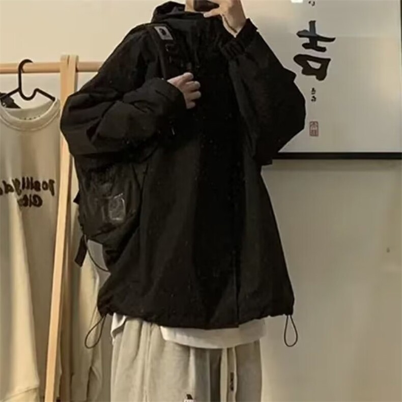 日系防风冲锋衣外套男春秋潮牌工装男夹克JKG93-P45,男装夹克,星座208-5