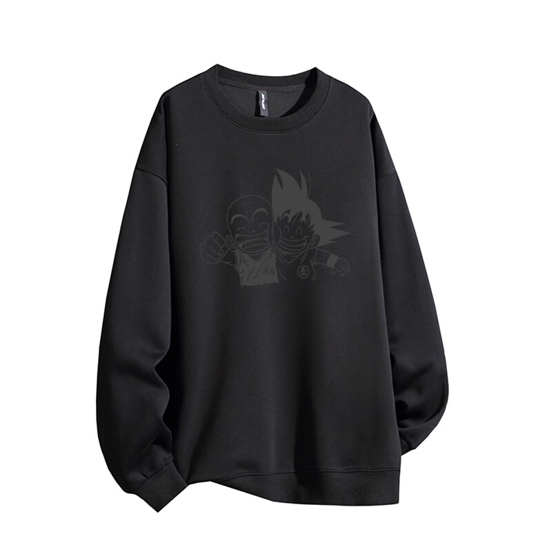 得物供货、复合重磅420克现货圆领卫衣宽松HD019-1-HMY520-P35,男装卫衣,电商019-1