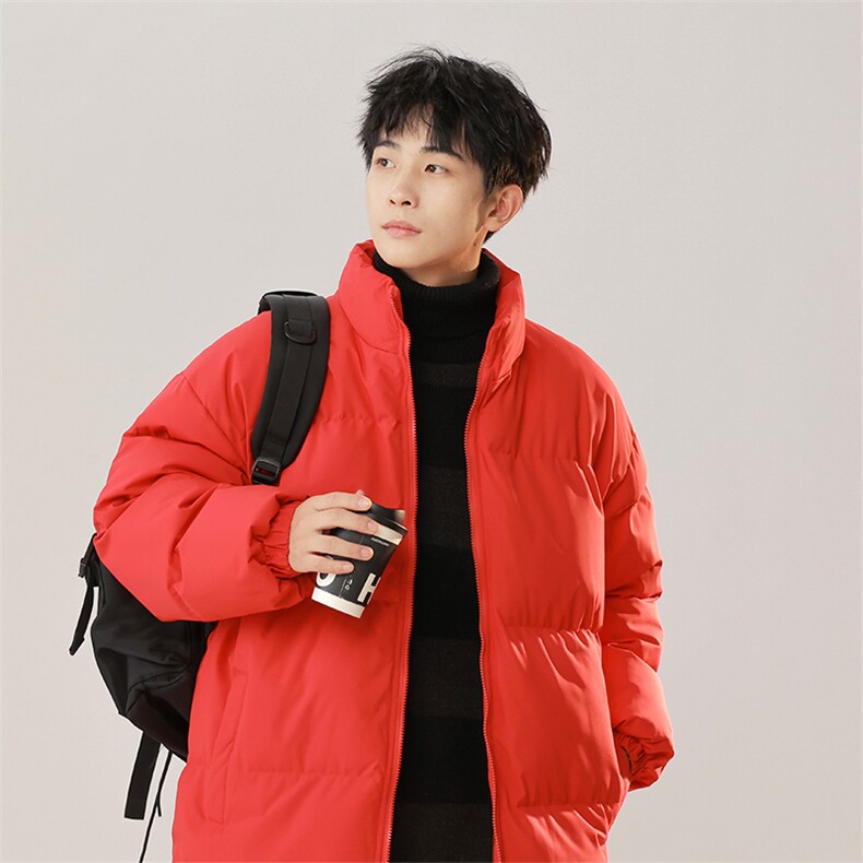 9976-P60冬季宽松情侣棉衣面包服（八个色）深度库存,男装棉衣,星座109