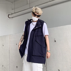 工装马甲男秋季美式潮牌户外机能多口袋潮外穿W6706P48，男装背心/马甲，星座1116-2