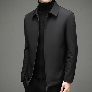 DZF01钱塘2020-3冬季厚款商务休闲简约中年男士羽绒服货稳P165图片
