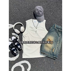 XZ809A/BXXX01/特P17肌理感美式背心T恤，男装背心/马甲，星座809A(原222-1)