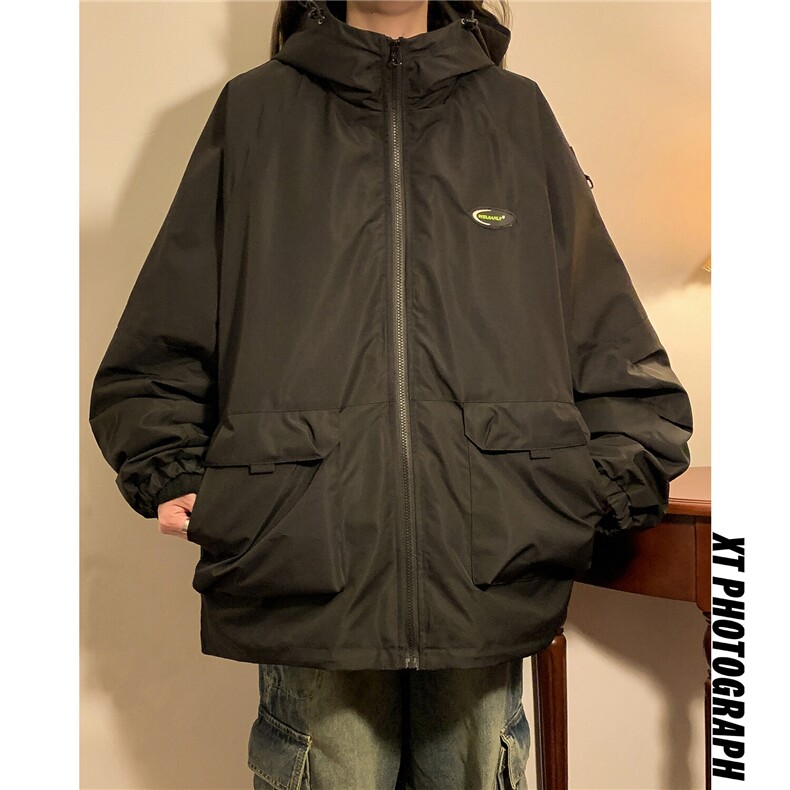 冬季新款港风大码防水三合一冲锋衣宽松山系情侣棉衣23013S-P138，女装棉衣/棉服，电商C213(原B265)