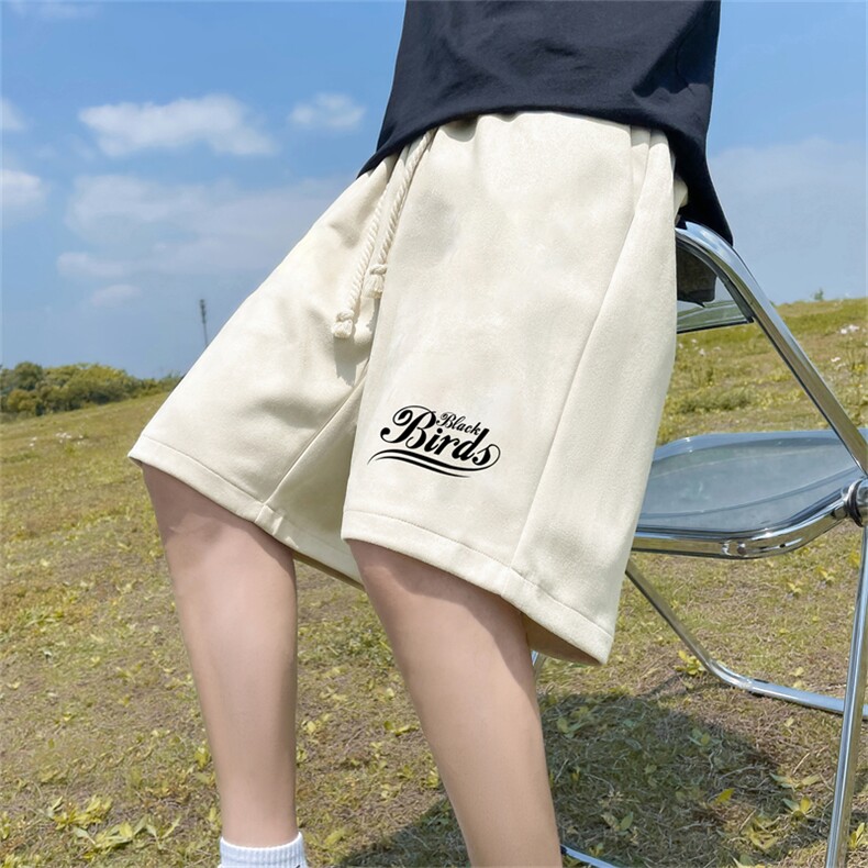 重磅夏季麂皮绒休闲短裤休闲五分裤JDK473-特p25控48,男装牛仔裤,电商B370
