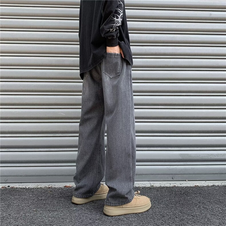 高街vibe风潮牌直筒加厚牛仔裤NJ58P48,男装牛仔裤,星座1116-2