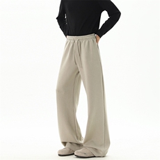 02春新款软糯丝滑空气层卫裤直筒宽松通勤神裤XZ211-1-K2608-P50，男装休闲裤，星座211-1