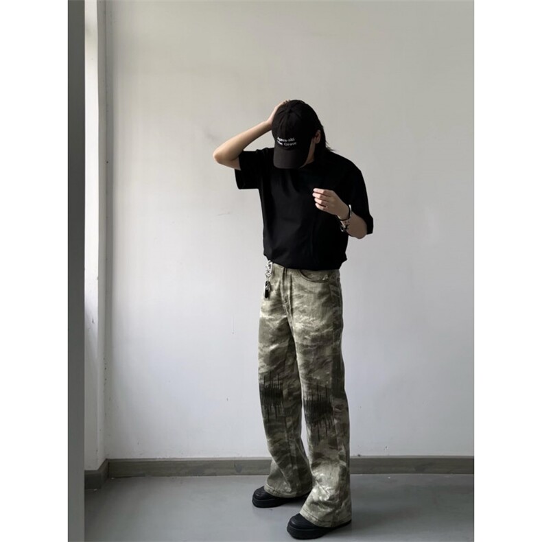 【有货】cleanfit迷彩工装裤男美式vibe风裤子高街N0088CC-特P48,男装工装外套,星座1007（原301D）