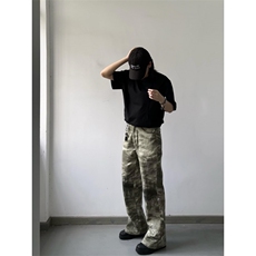 【有货】cleanfit迷彩工装裤男美式vibe风裤子高街N0088CC-特P48，男装工装外套，星座1007（原301D）