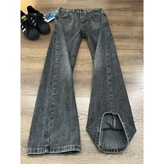 1506-1/KX-A5241/P59美式高街简约复古宽松牛仔裤百搭阔腿男士，男装牛仔裤，星座1506-1